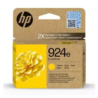 Tusz oryginalny 924e do HP (4K0U9NE) (Żółty)