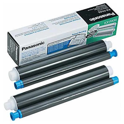 Folie oryginalne KX-FA55X do Panasonic (KX-FA55X) (Czarny) (dwupak)