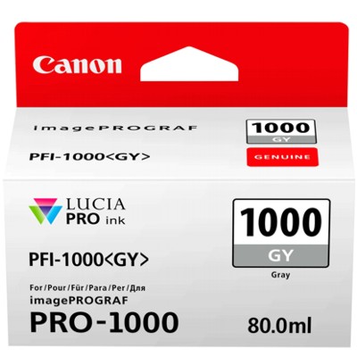 Tusz oryginalny PFI-1000GY do Canon (0552C001) (Grey)