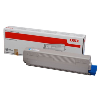 Toner oryginalny C822 do Oki (44844615) (Błękitny)