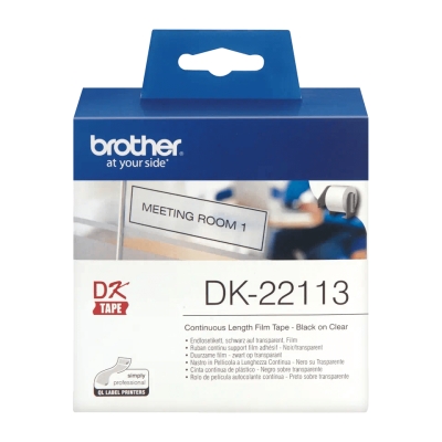 Taśma Foliowa oryginalny DK-22113 do Brother (DK-22113) (Przezroczysty)